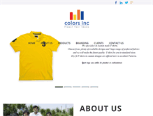Tablet Screenshot of colorsincorporation.com